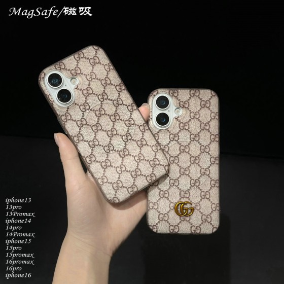 Trendy Branded Phone Cases for iPhone 16/15/14/13/12/11 Pro Max/Plus - Shockproof Phone Covers
